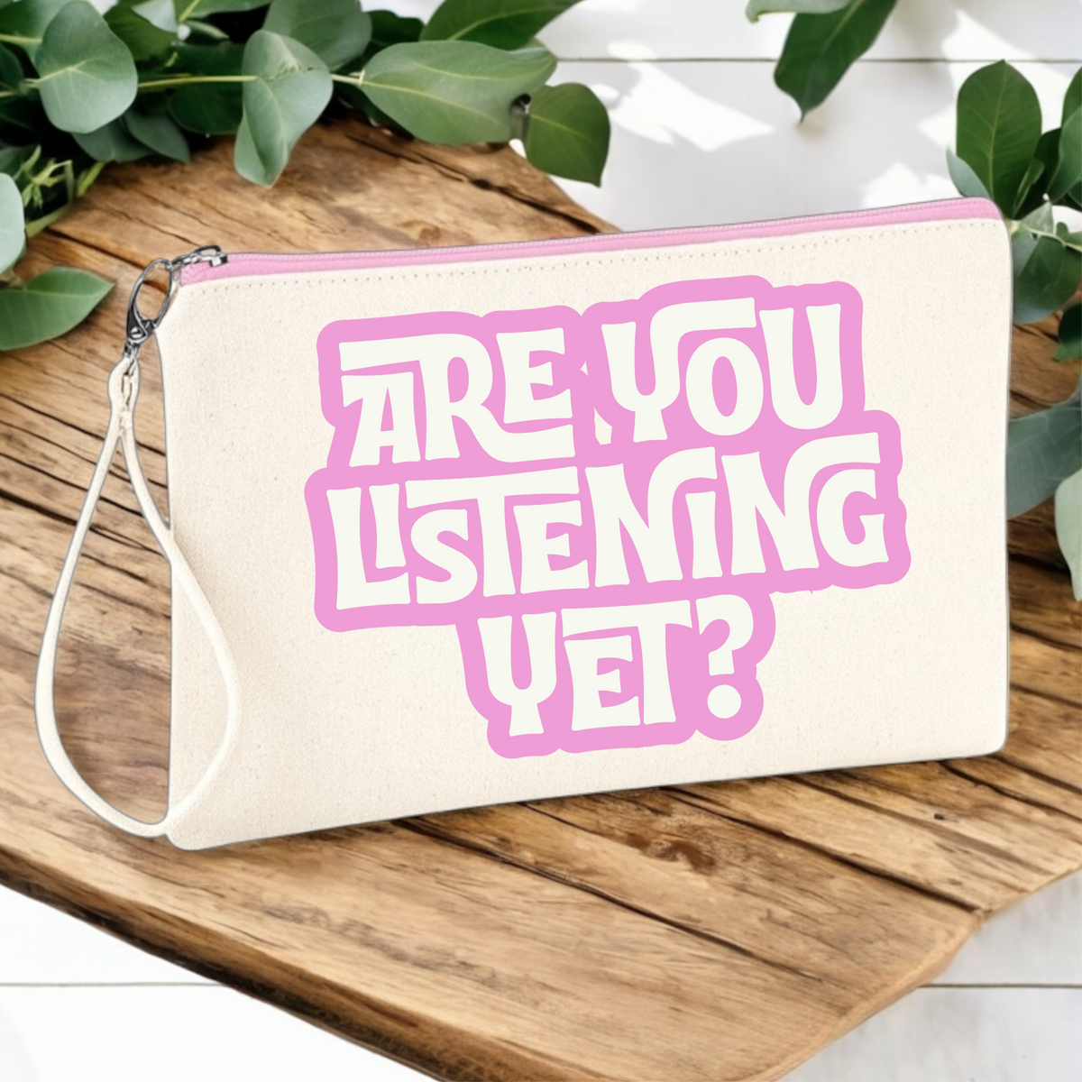 Harry are you listening cosmetic bag/ pouch