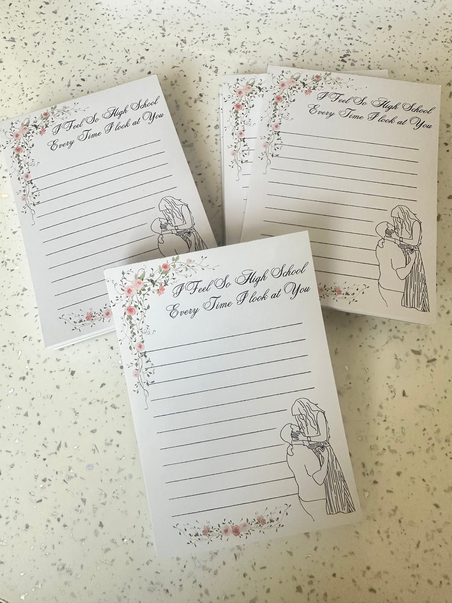 So High School Taylor & Travis tearaway A6 notepad