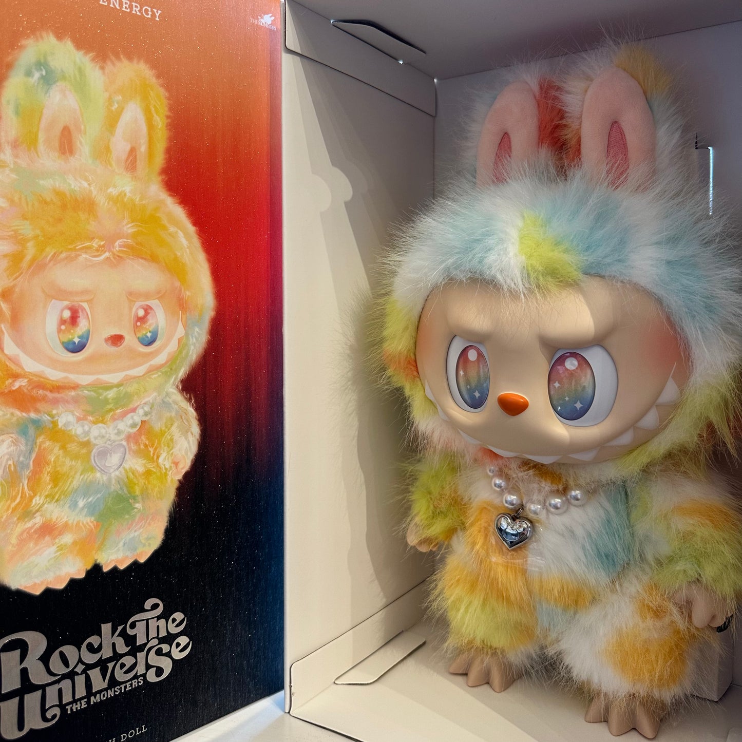 POP MART Labubu XL Rock the Universe Big into Energy series vinyl plush