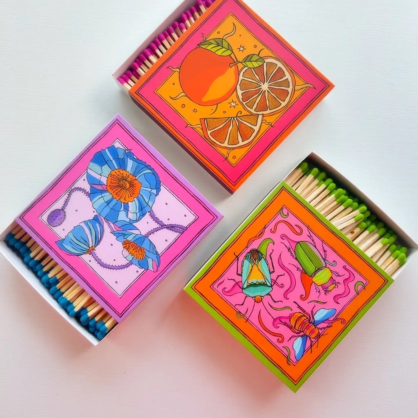 Juicy Oranges Matchbox