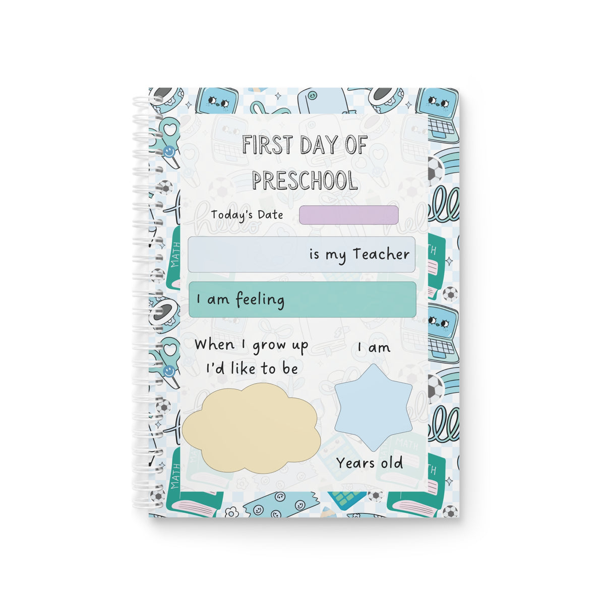 School journey journal primary school keepsake
