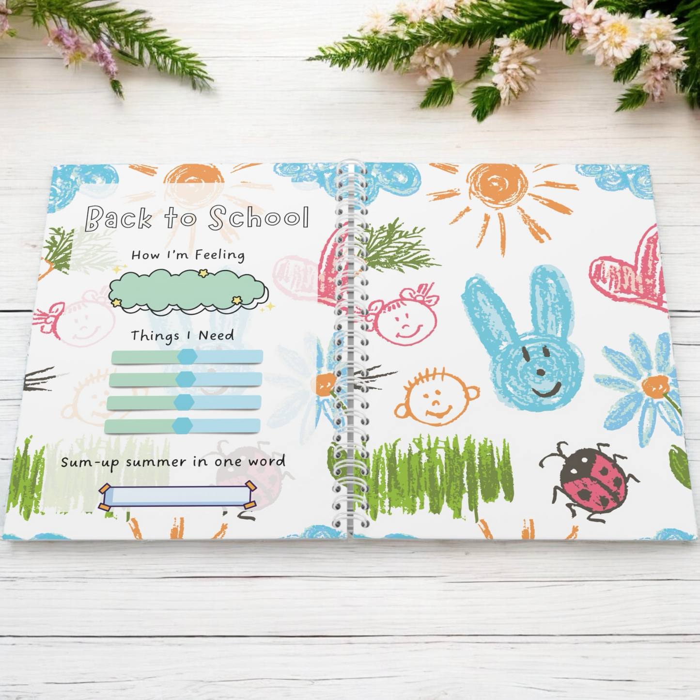 Summer Activity and Keepsake journal for kids