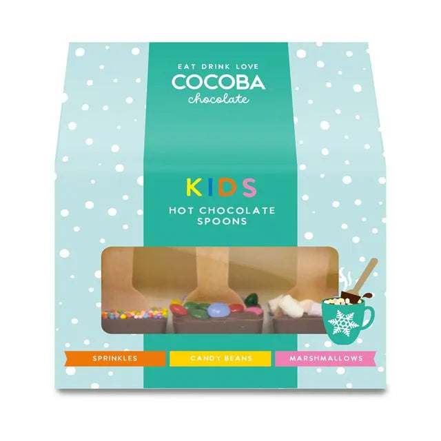 Cocoba 3 x 33g Kids Pack Spoons with Toppings