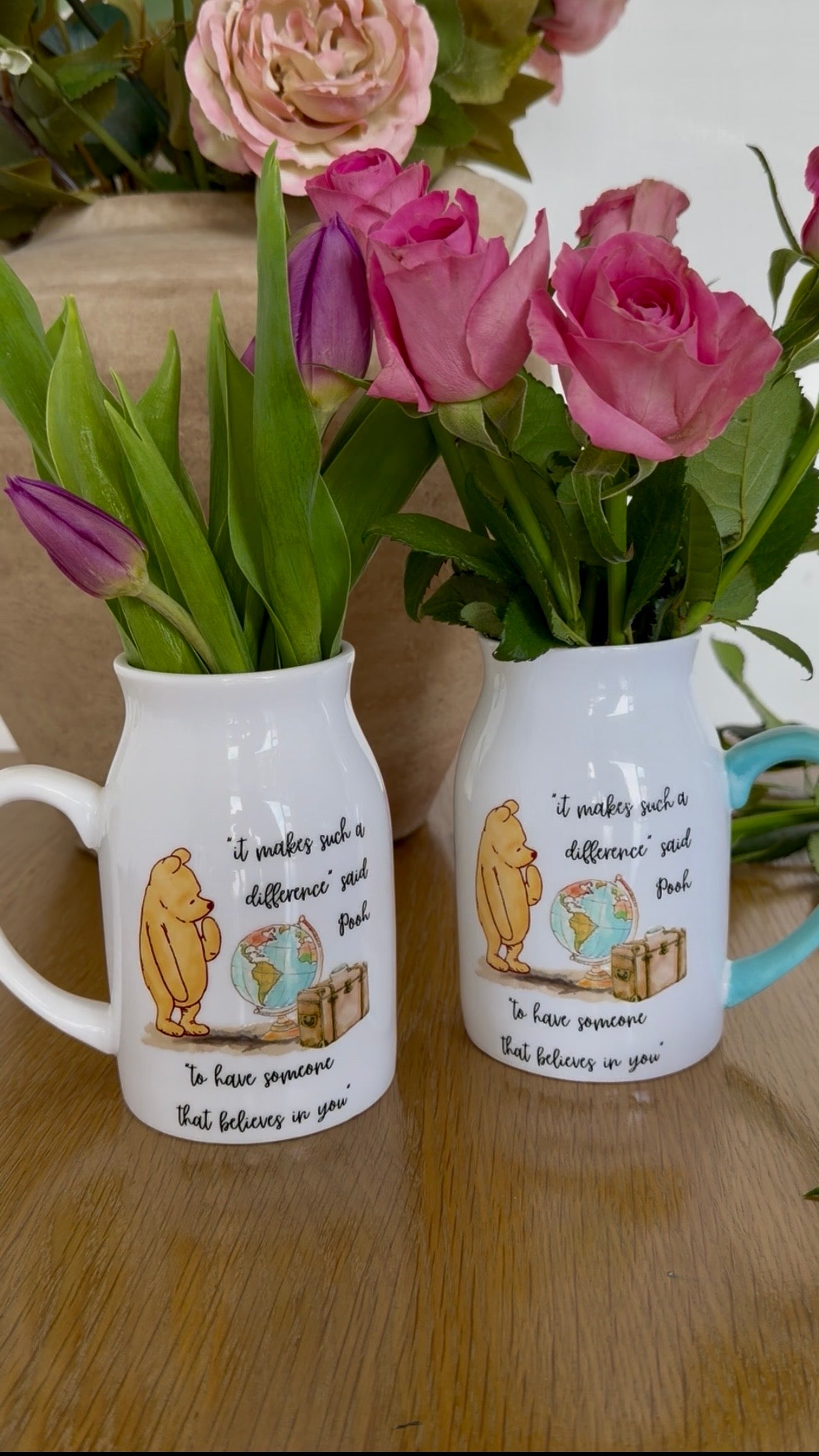 Classic Pooh small vase/ milk jug | gift for teacher/ carer