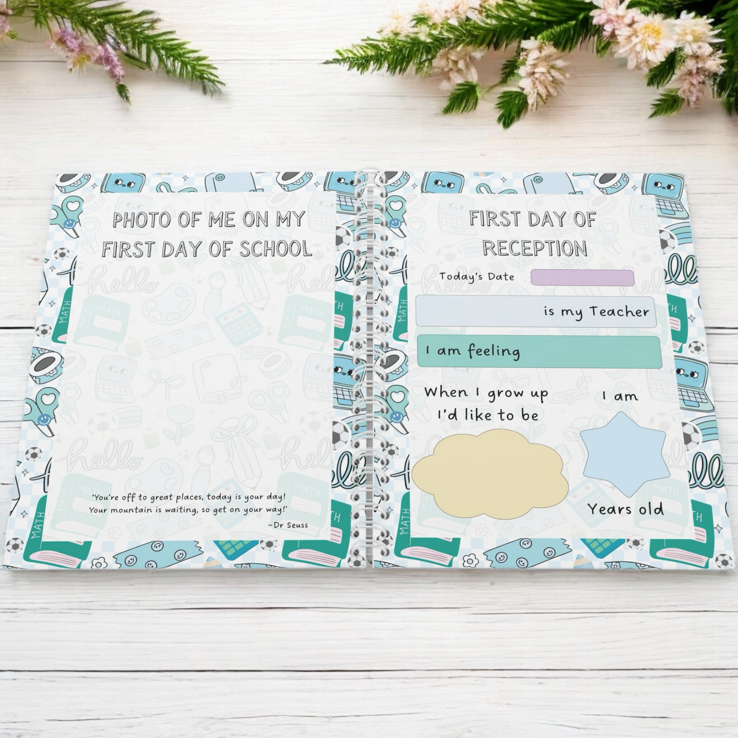 School journey journal primary school keepsake