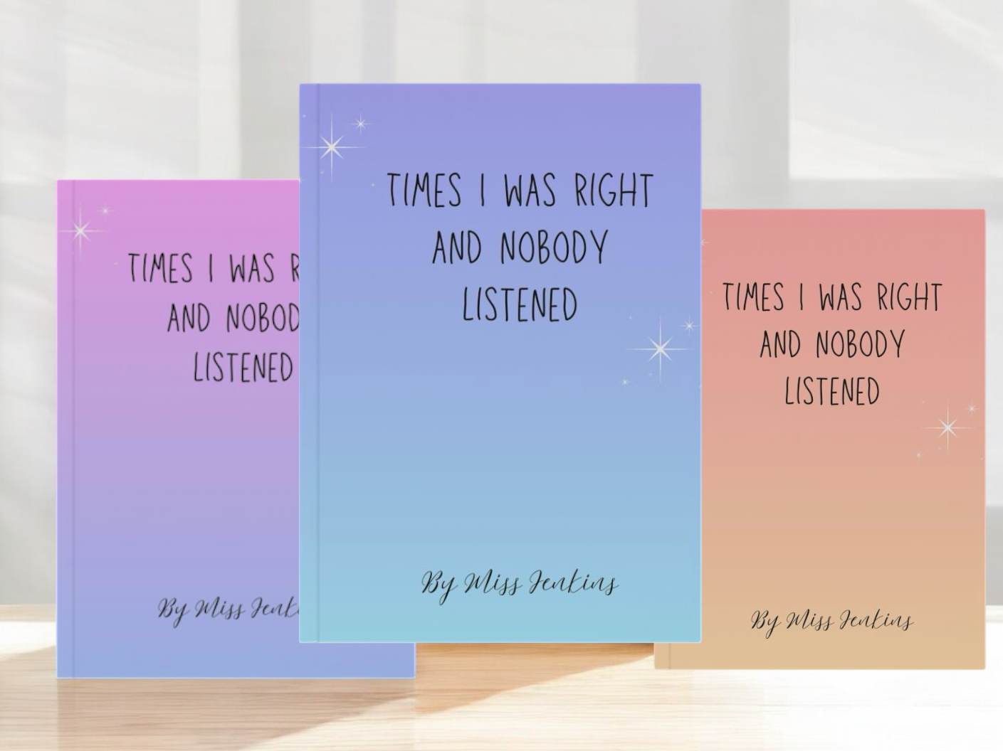 Times I was right hardback A5 journal