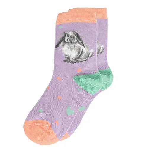 ‘Rosie’ bunny children’s socks