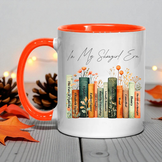 New Showgirl Era Album song bookshelf 11oz mug
