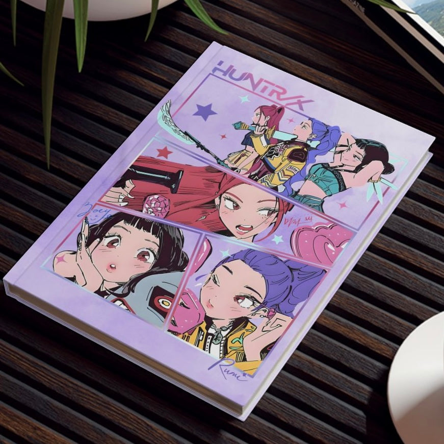 Huntrix Demon Hunters A5 hardback lined journal