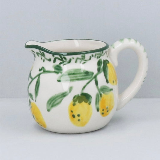 Stoneware Creamer Jug - Artisan Lemon