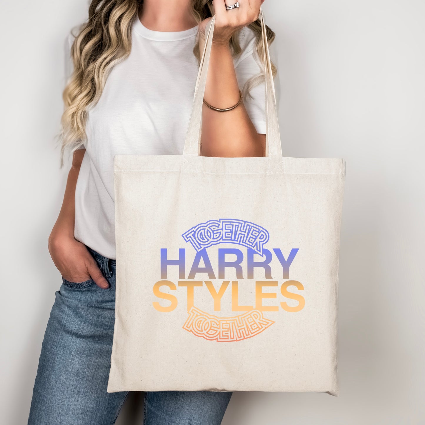 Together Together Harry Styles ombré tote bag