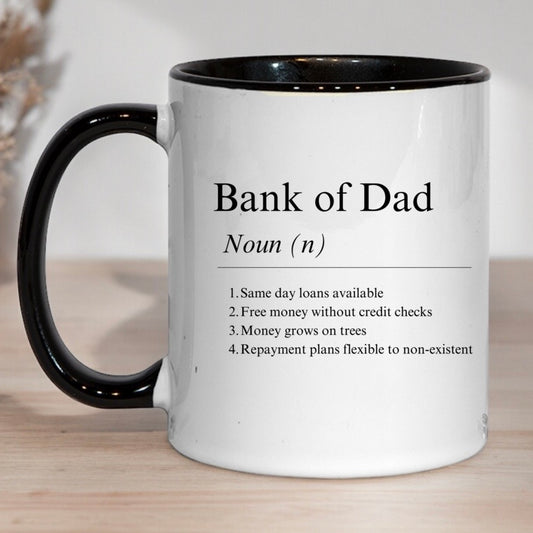 Bank of Dad dictionary style mug