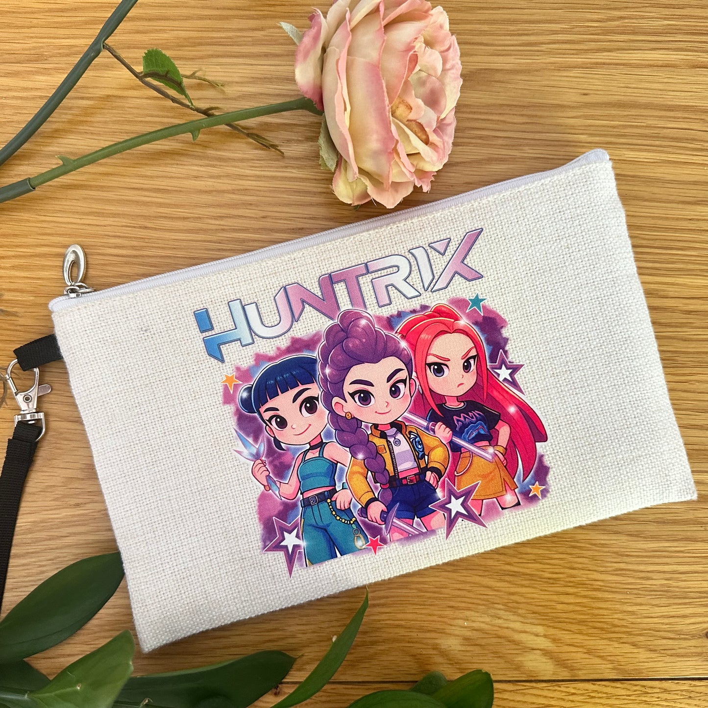 Huntrix K-POP linen pencil case