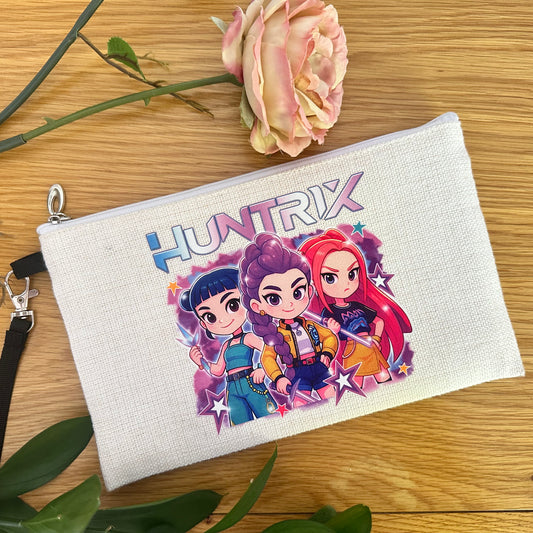 Huntrix K-POP linen pencil case