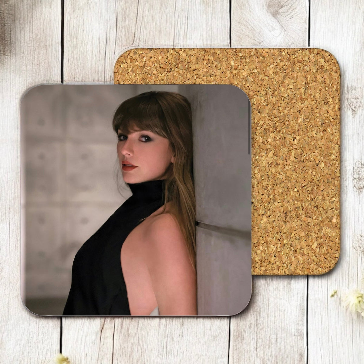 Patient Zero square cork coaster