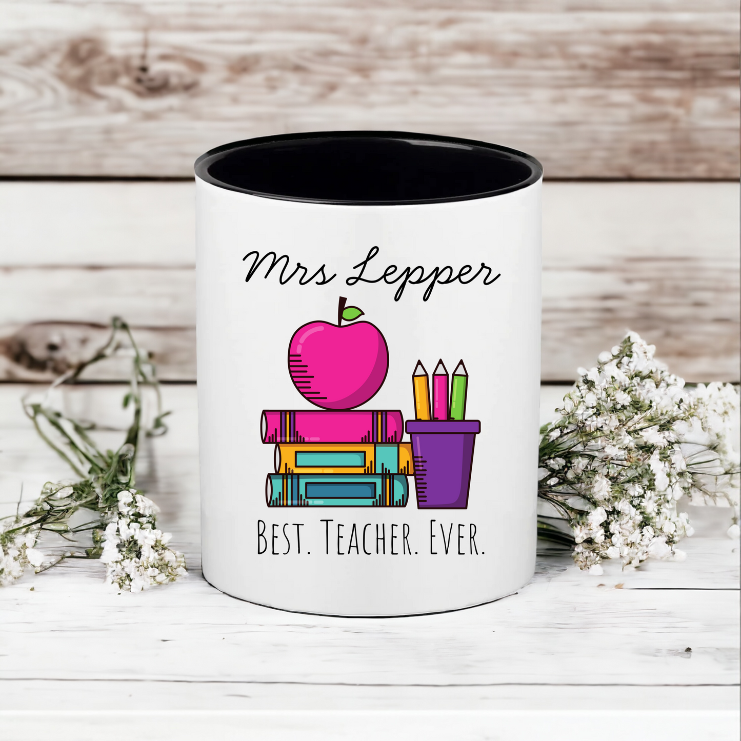 Personalised Teacher pen pot