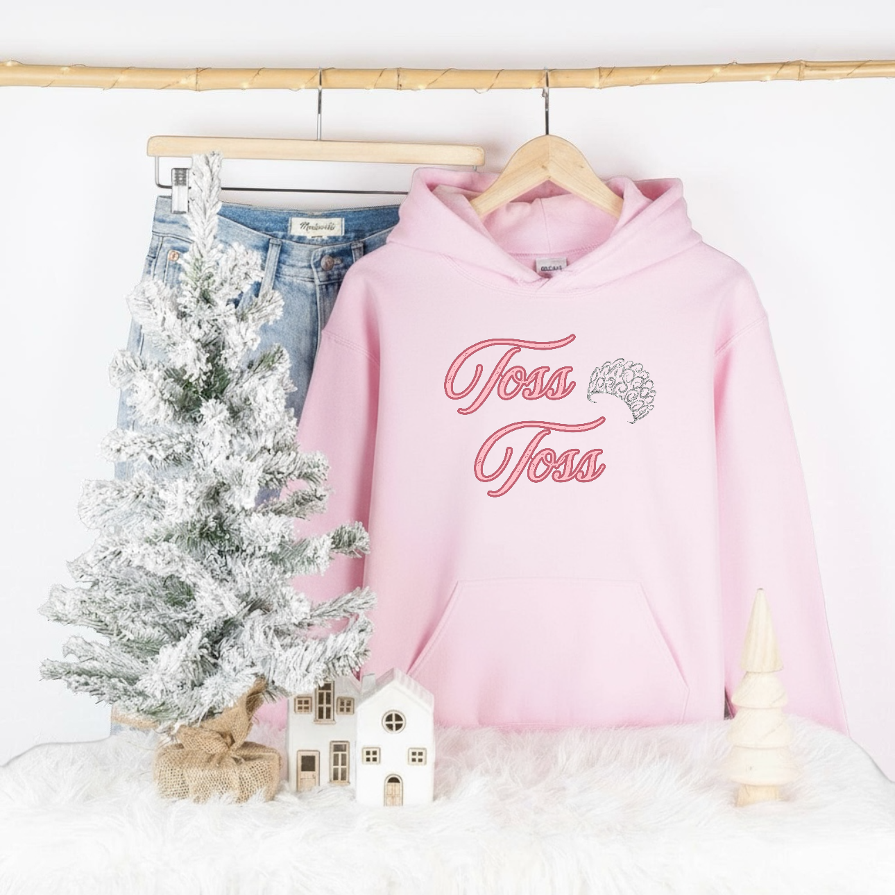 Toss Toss Glinda Pink Wicked hoodie