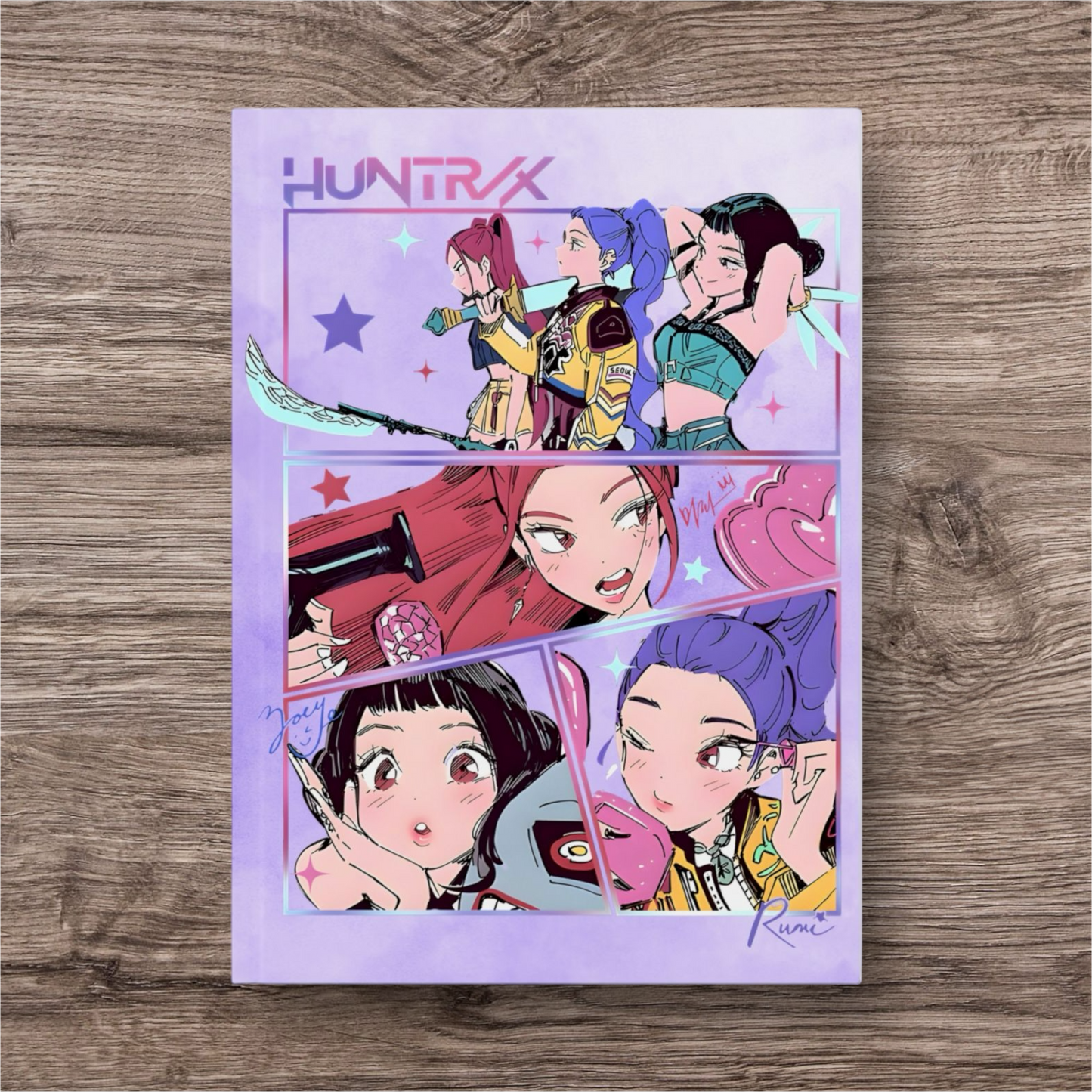 Huntrix Demon Hunters A5 hardback lined journal