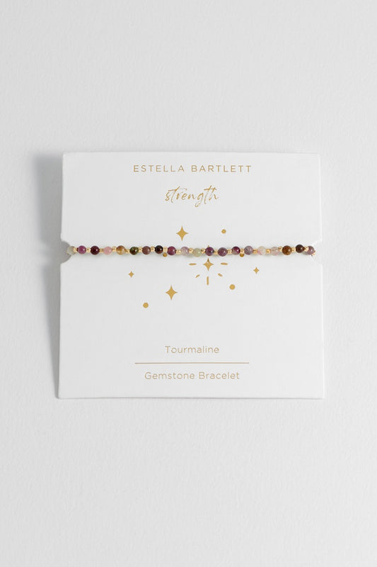 Wellness Tourmaline Amelia Bracelet Gold Plated