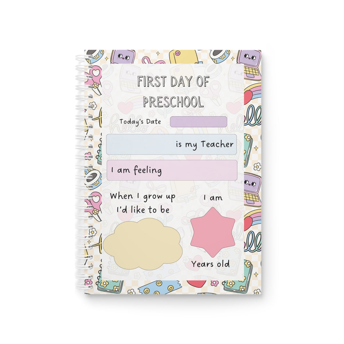 School journey journal primary school keepsake