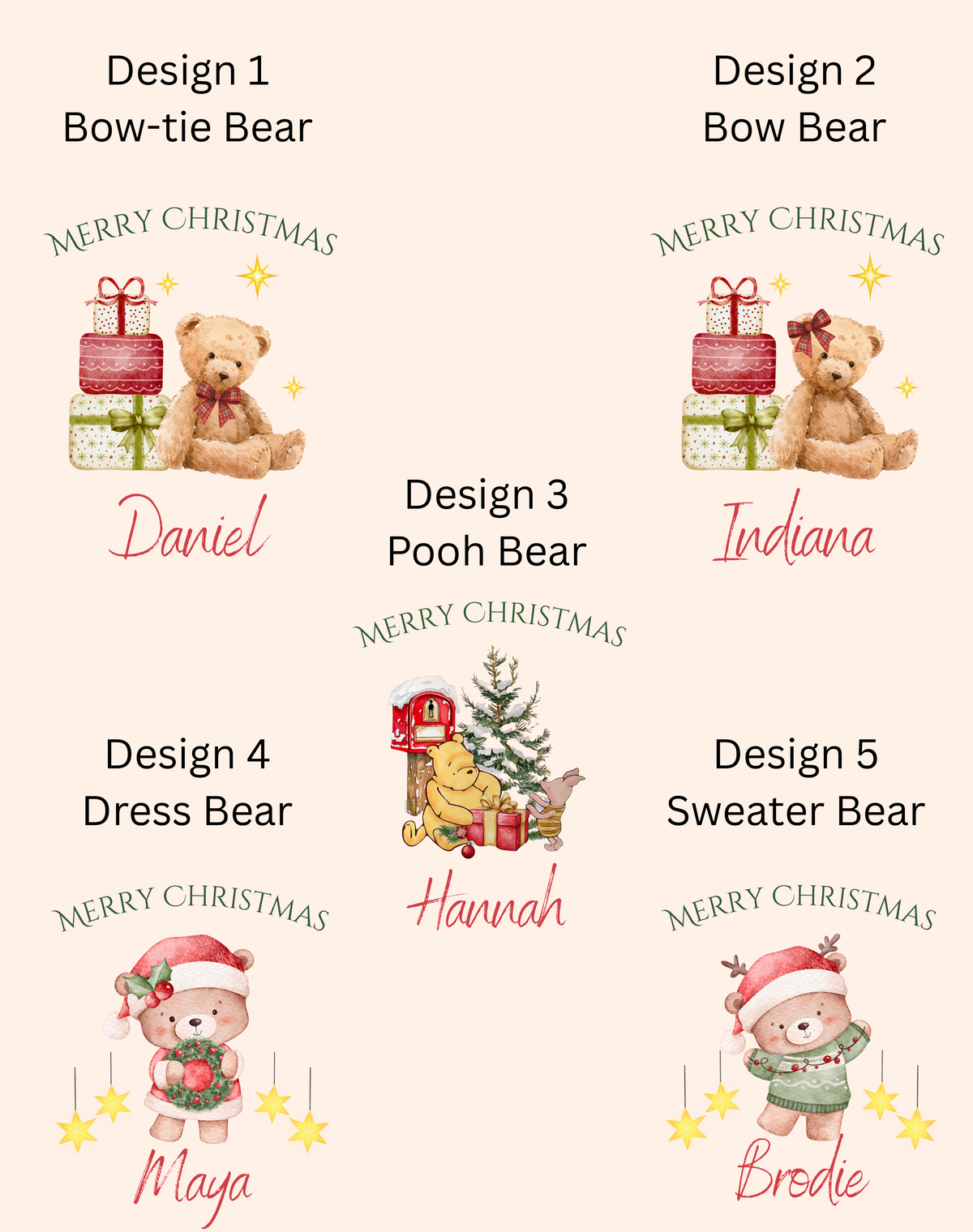 Personalised Linen style Santa Stocking 41cm