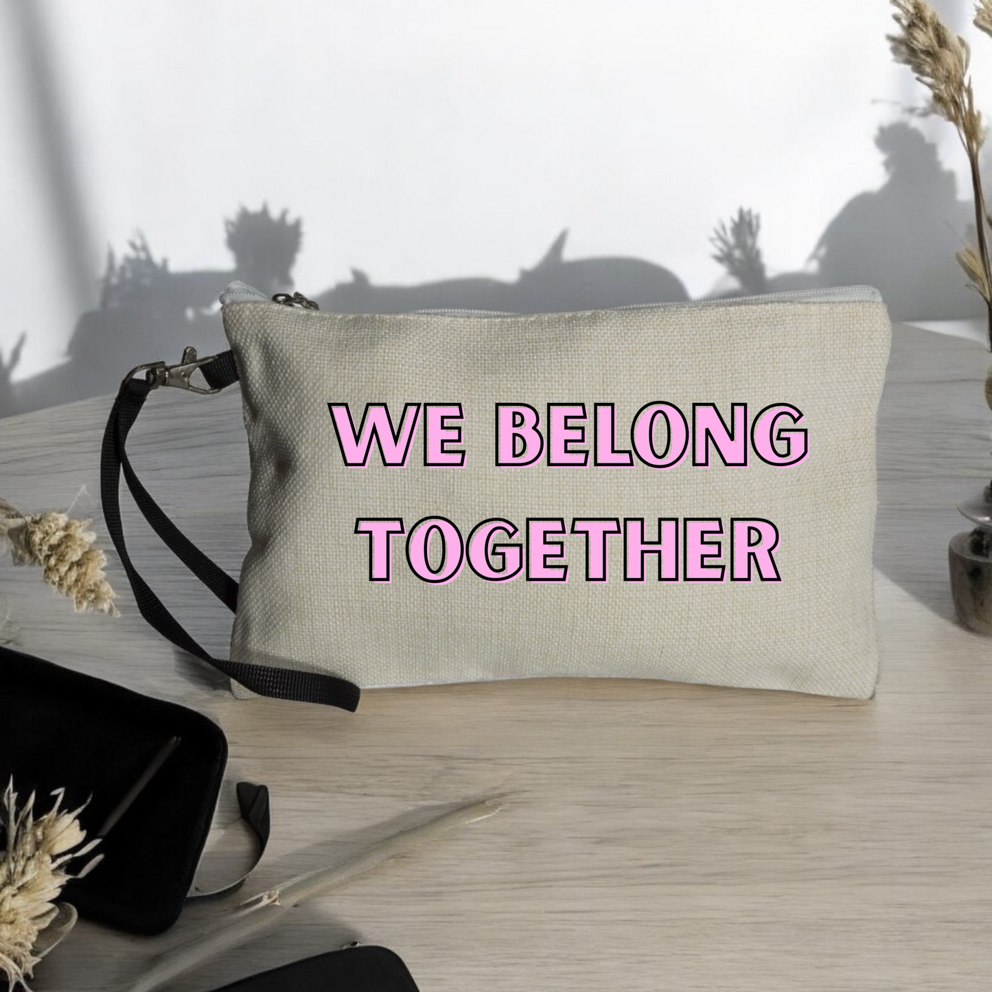 We belong together Harry Styles cosmetic bag