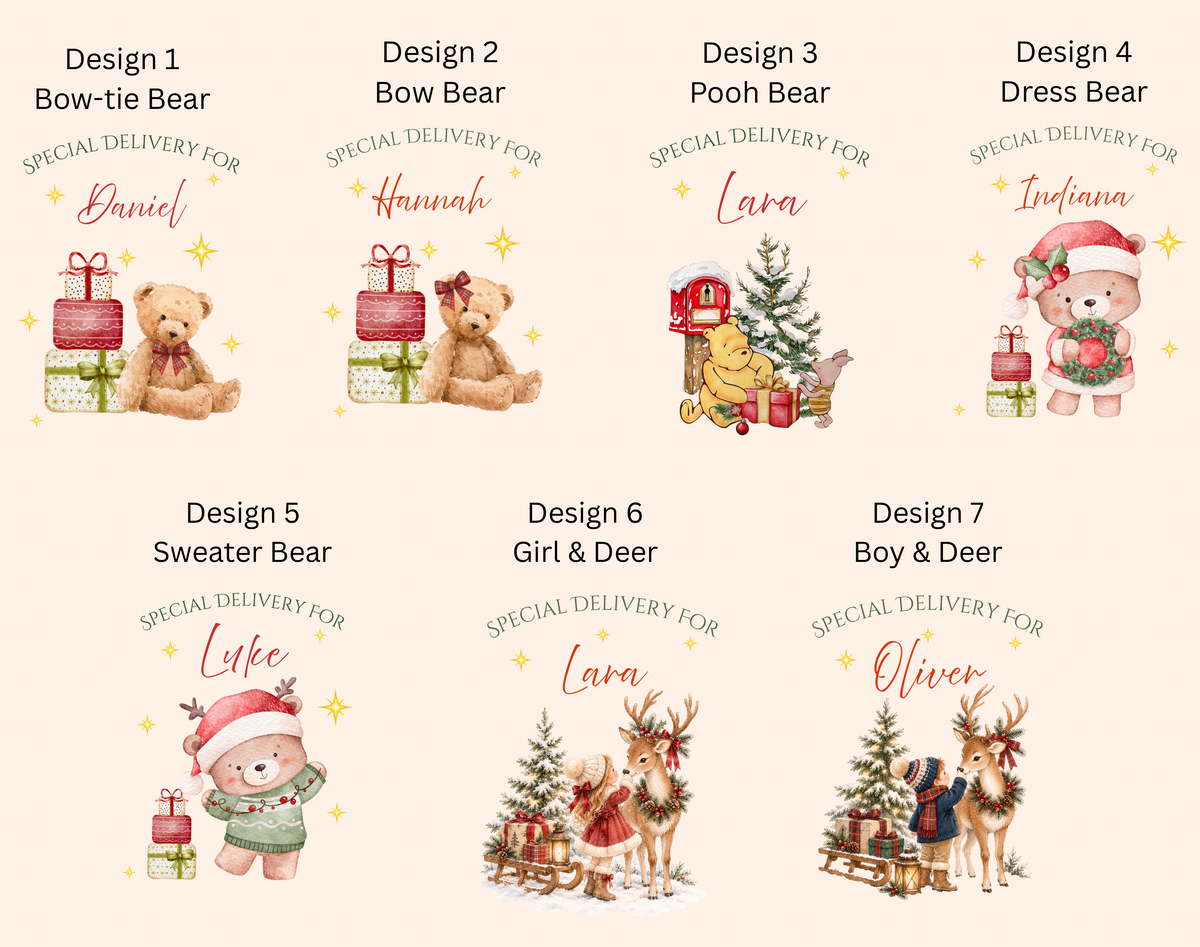 *Family Christmas Magic* Bundle 2 - Personalised Linen style Large sack, stocking & advent calendar