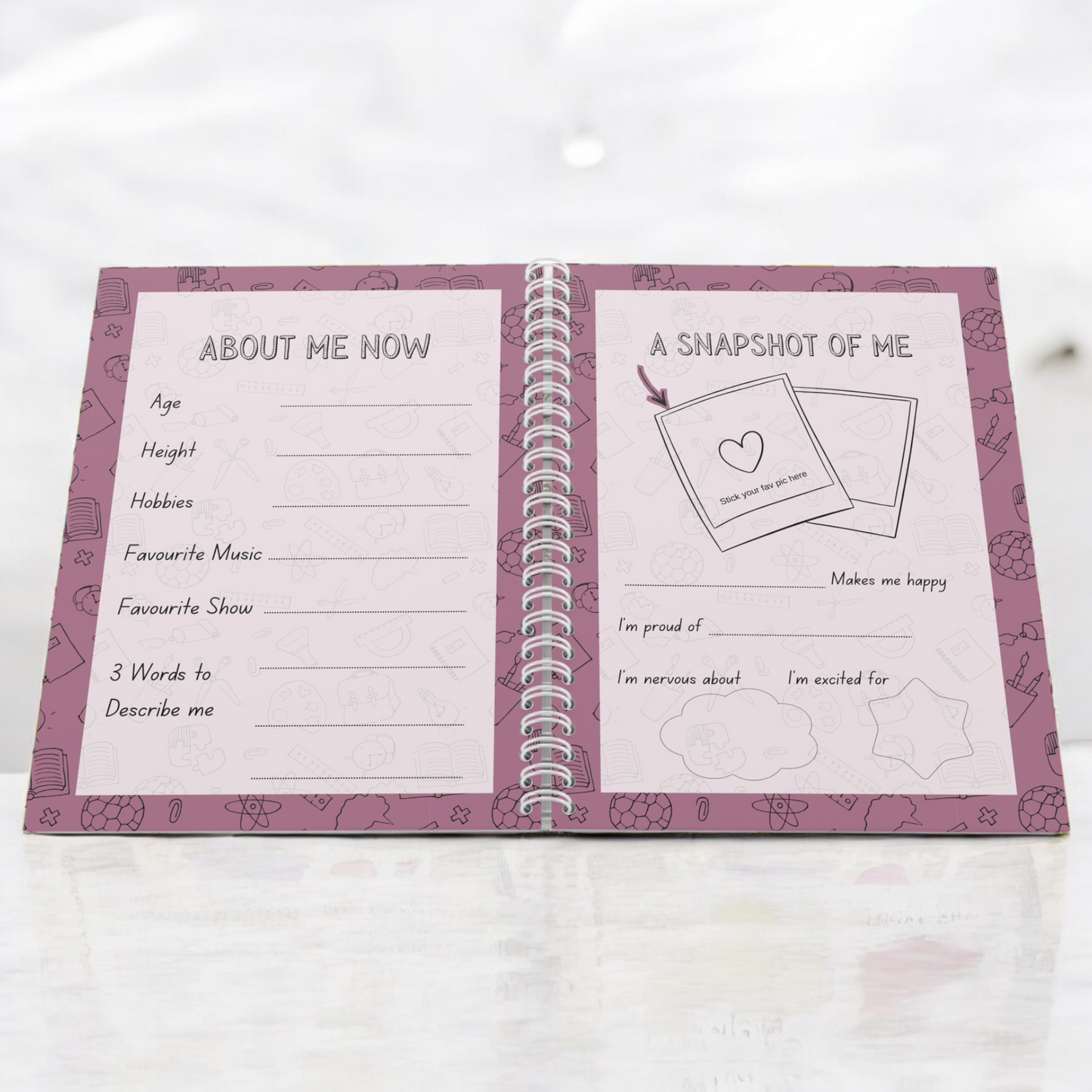 High School / secondary journal keepsake diary