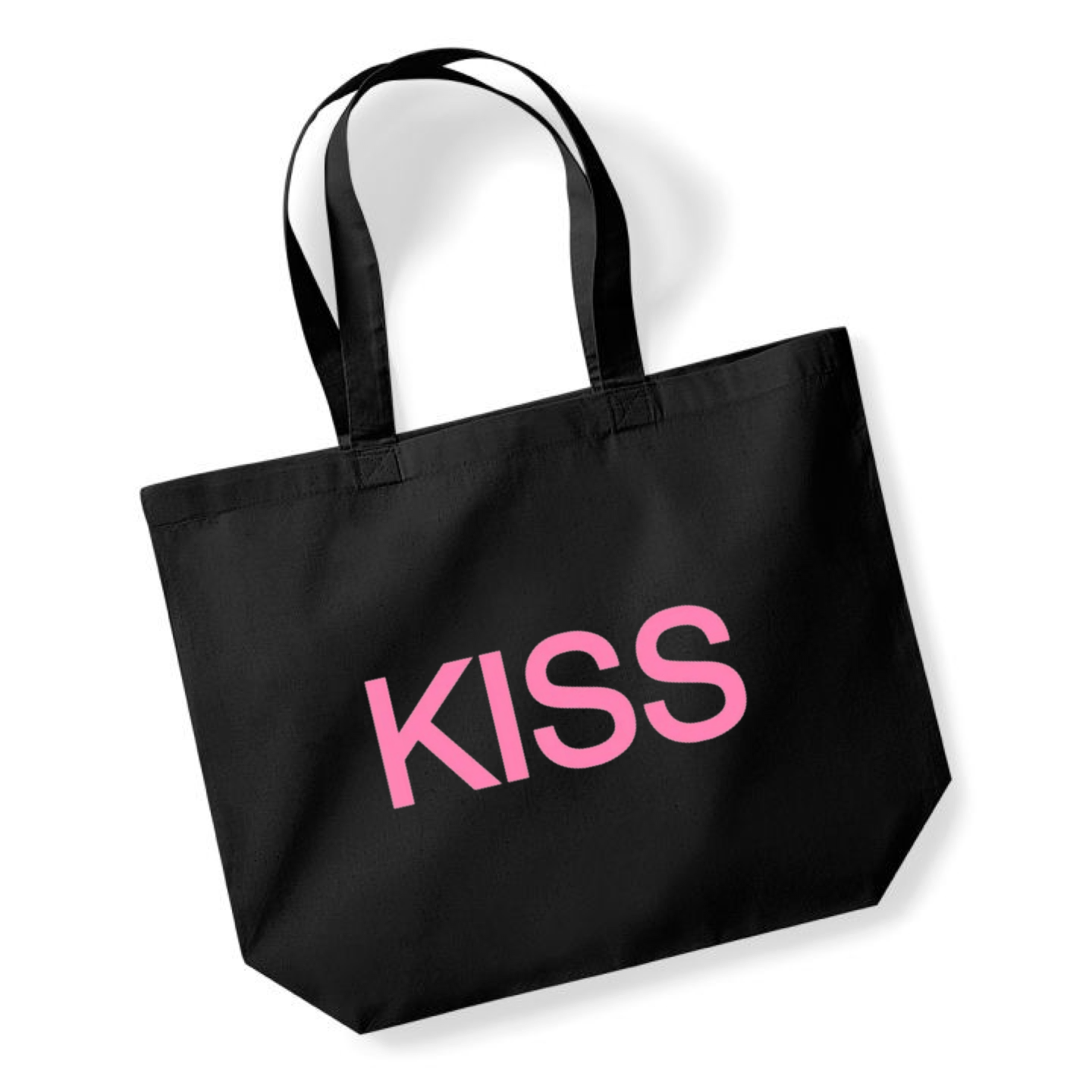 Harry Styles Kiss Disco black cotton tote bag