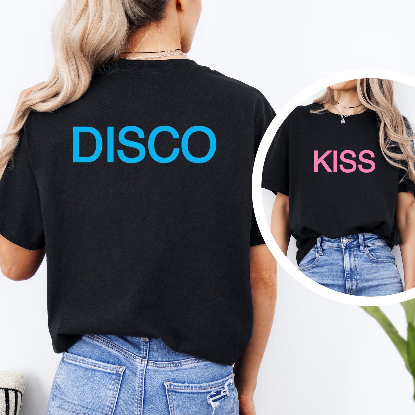 Harry Styles Kiss Disco black T-shirt