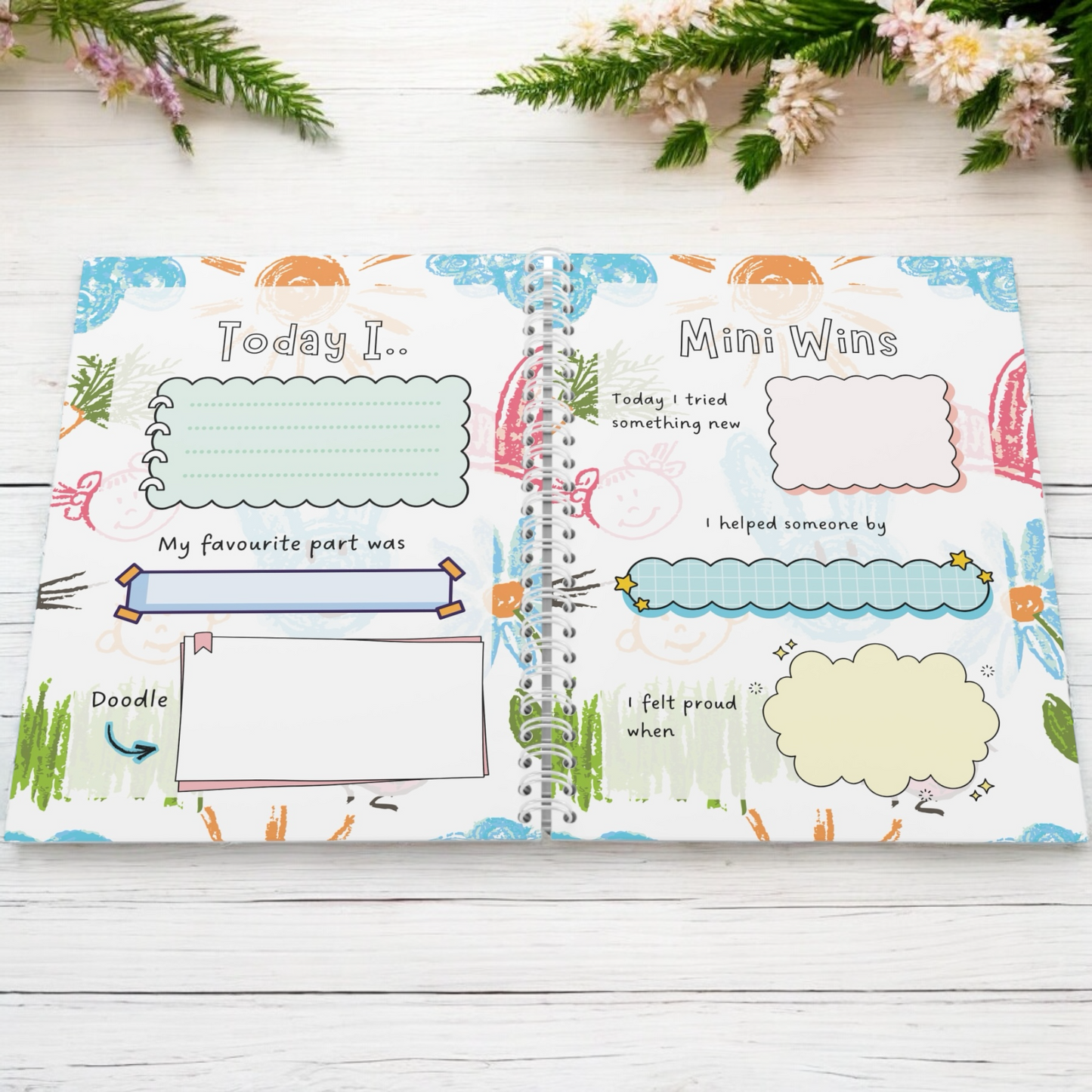 Summer Activity and Keepsake journal for kids