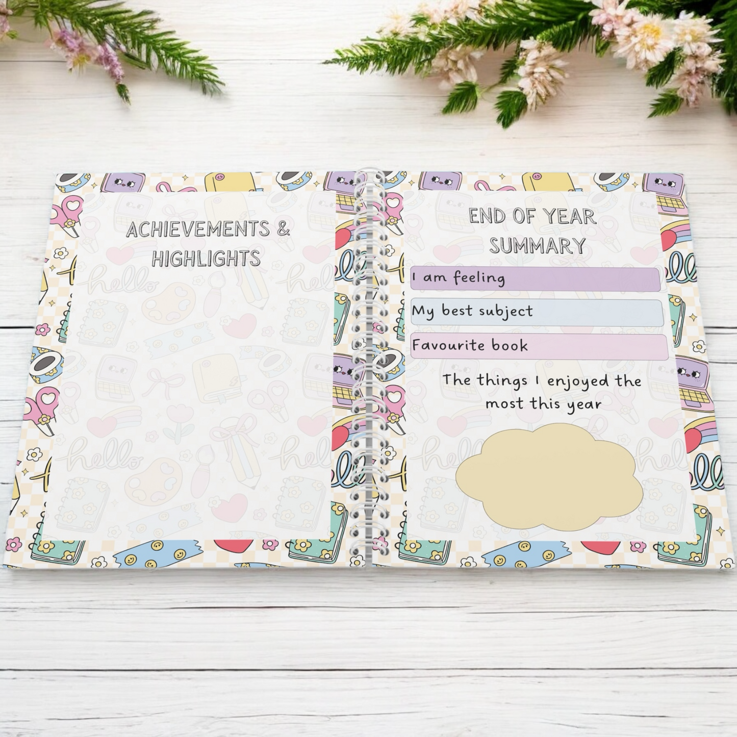 Home School journey journal primary years keepsake