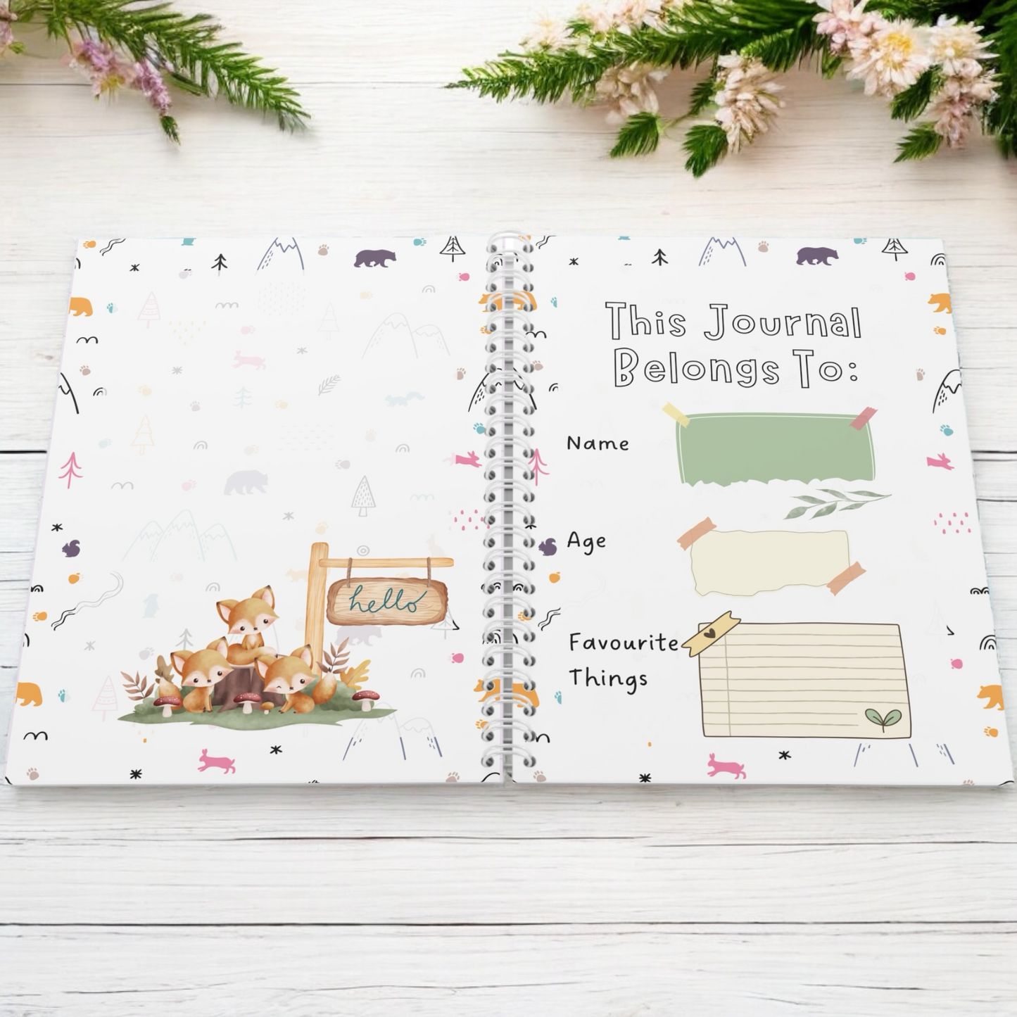 My Little Life Through the Seasons keepsake journal for school kids
