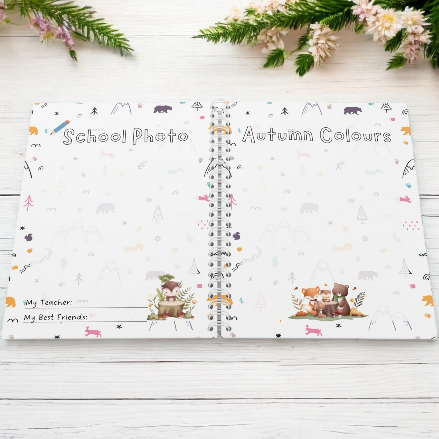 My Little Life Through the Seasons keepsake journal for school kids