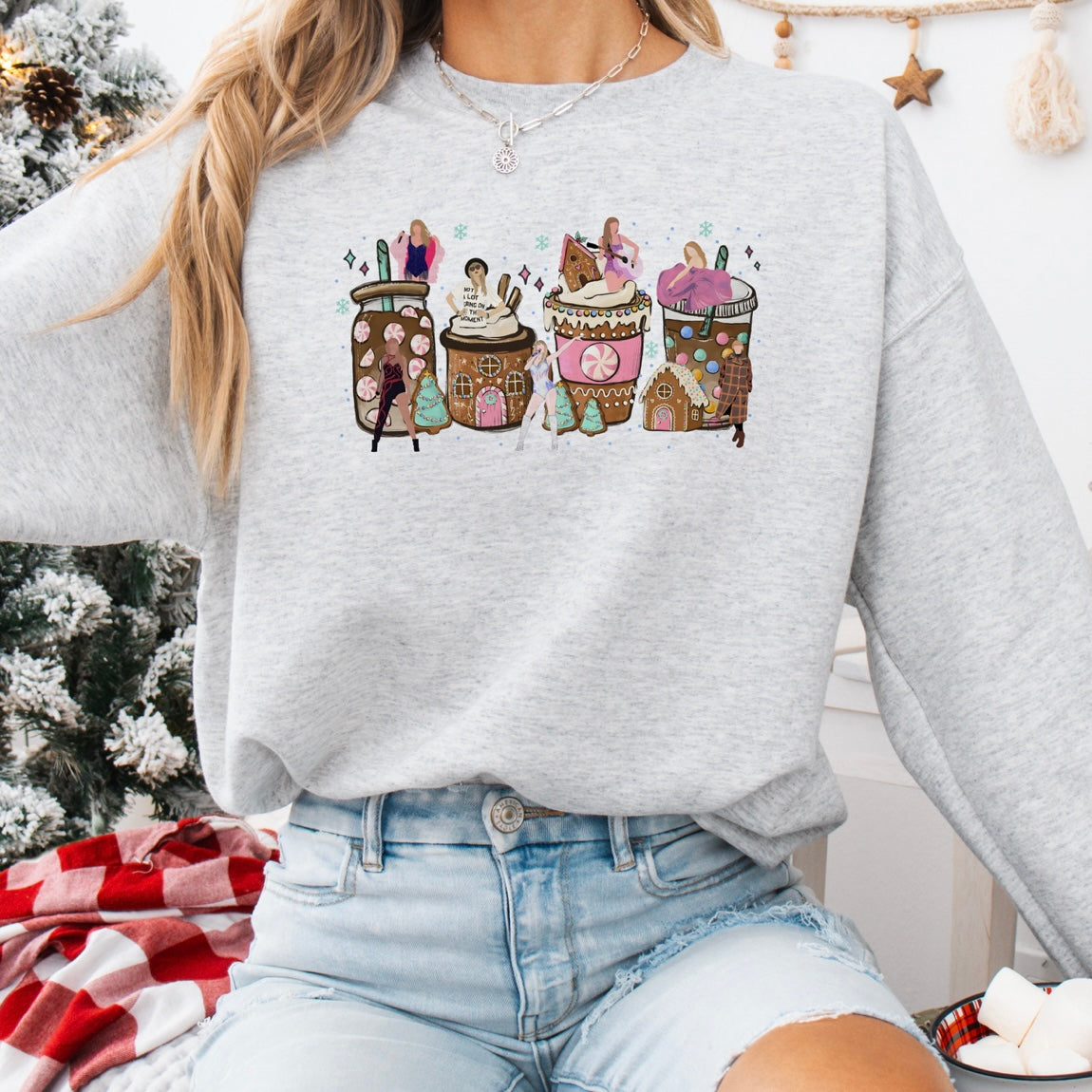 Taylor Swift Christmas sweatshirt